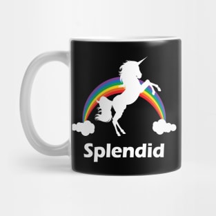 Splendid Rainbow Unicorn Mug